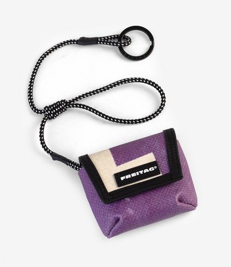 Freitag F213 Mini Messenger Key Holder Purple/White