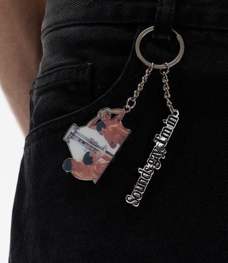Carne Bollente Soapy Scandals Keychain Silver