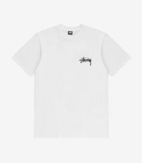 Stussy Fuzzy Dice Tee White