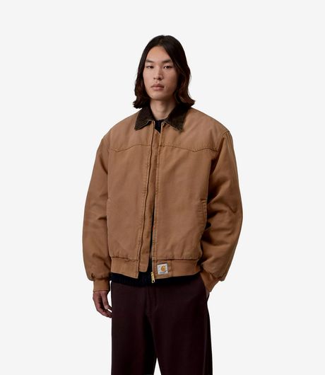 Carhartt WIP OG Santa Fe Jacket Dearborn Canvas H Brown/Tobacco Stone Canvas