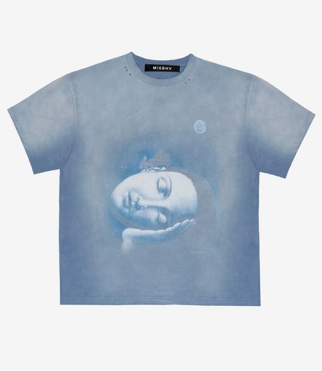 MISBHV Moonlight Sonata T-Shirt Washed Blue