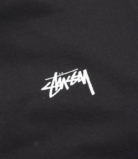 Stussy Original Stock LS Hood Tee Black