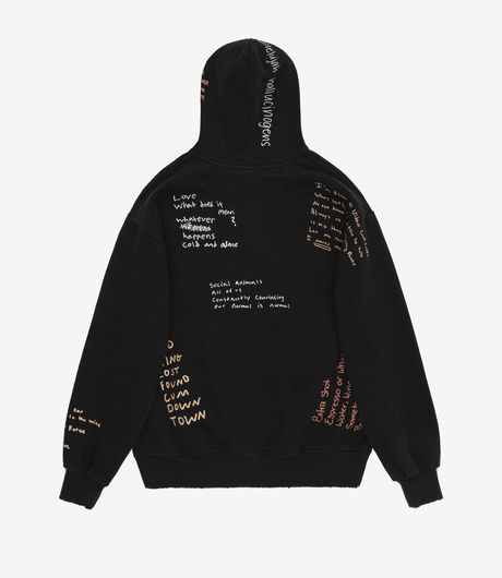 Pleasures Remote Hoodie Black