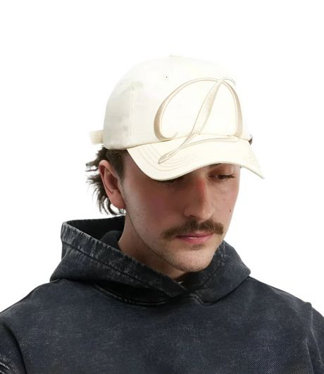 Dime Big Cursive Low Pro Cap Cream