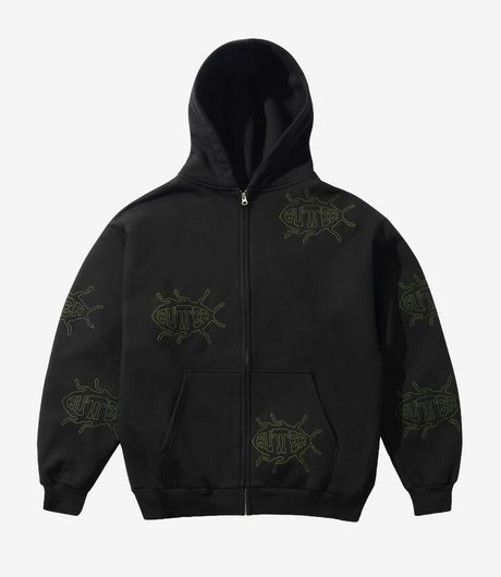 Butter Goods Roach Zip-Thru Hood Black