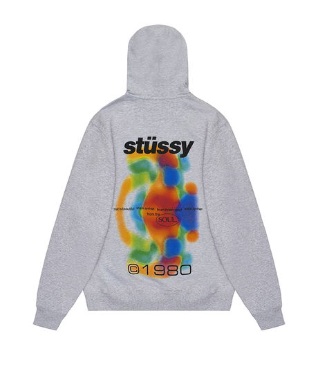Stussy Soul Hood Ash Heather