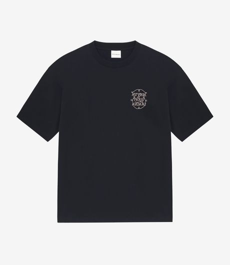 Drôle de Monsieur Le T-Shirt Slogan Tresses Black