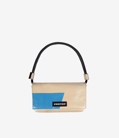 Freitag F171 Laura Small Shoulder Bag Beige/Blue