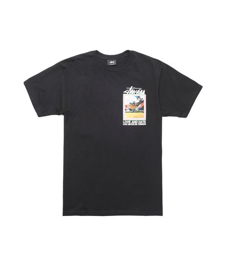 Stussy Love And Hate Tee Black