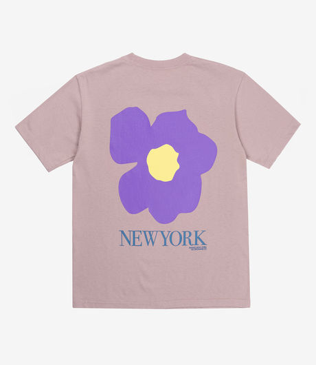 Awake NY Floral Printed Tee Mauve