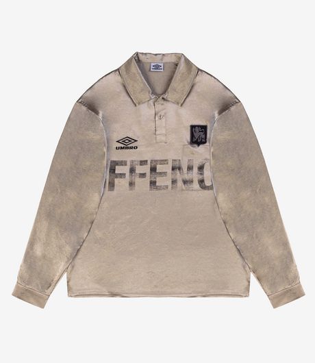 Umbro Satin Enfield Shirt Silver Pearl