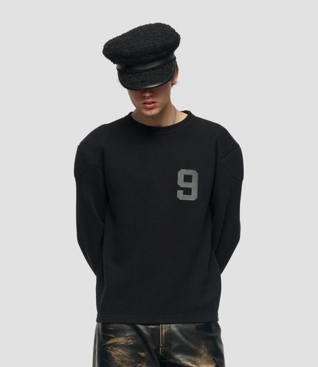 MISBHV 9 Padded Waffle Longsleeve Black