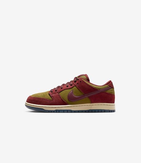 Nike SB Dunk Low Pro Dark Team Red/Olive Flak