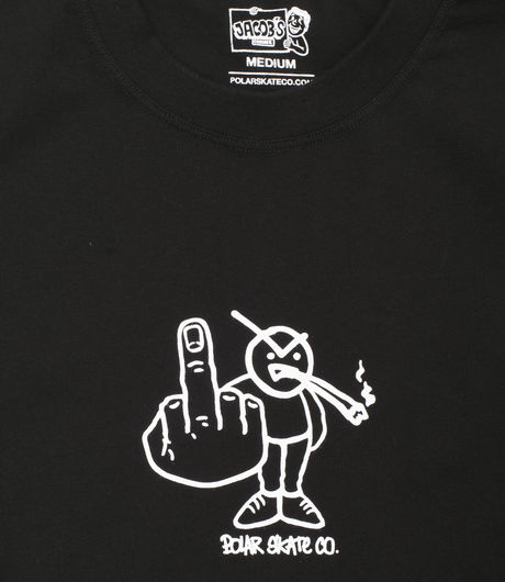 Polar Skate Co Angry Stoner Longsleeve Black