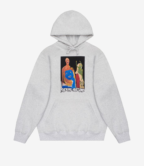 Fucking Awesome Dill Collage II Hoodie Heather Grey