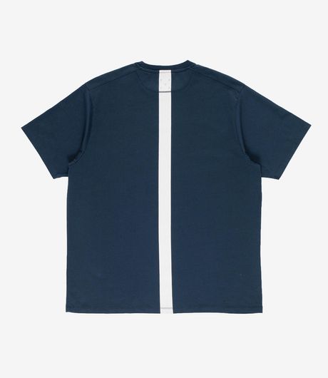 Pop Trading Company Backstripe T-Shirt Navy