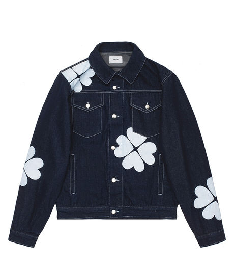 Arte Antwerp Josh Denim Trevo Jacket Blue