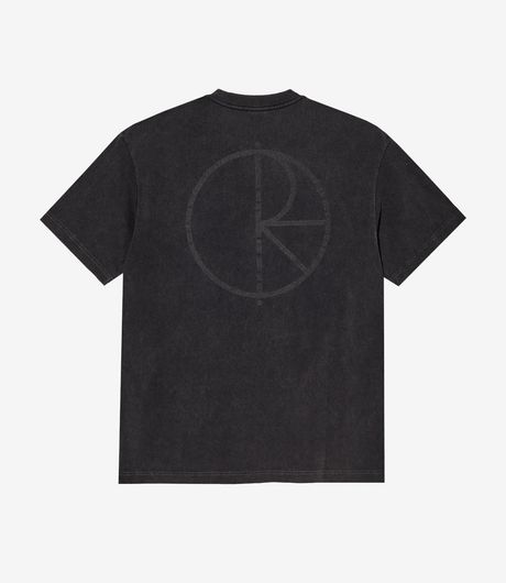 Polar Skate Co Stroke Logo Contrast Tee Silver Black/Black