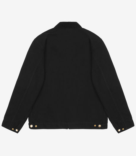 Carhartt WIP Detroit Jacket 'Dearborn' Canvas Black Rinsed