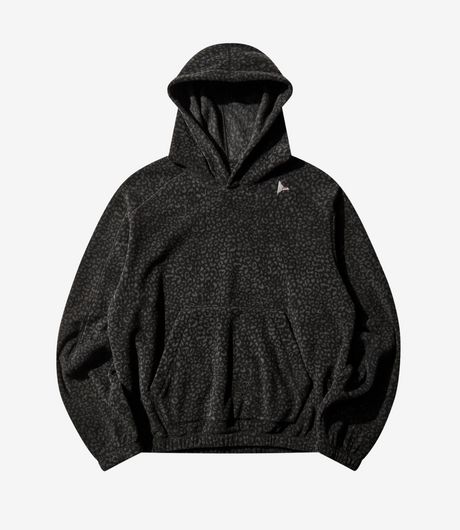 ROA Drowi Polar Fleece Hoodie Leo Black