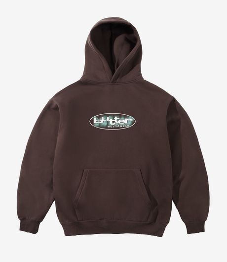 Butter Goods Vortex Pullover Hood Chocolate
