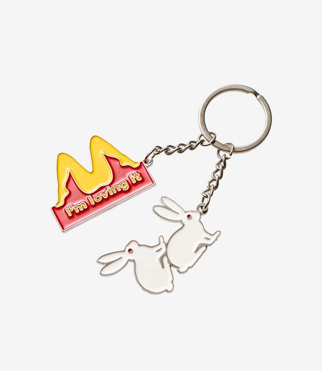Carne Bollente Hungry Bunnies Keychain Multi