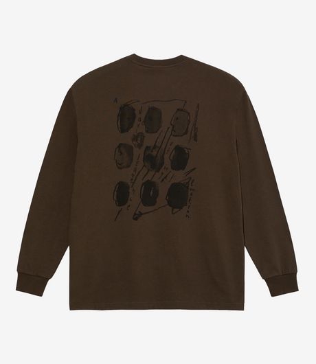 Polar Skate Co Sequence LS Tee Brown