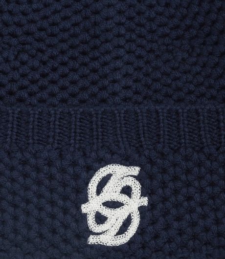 Drôle de Monsieur Le Bonnet Monogramme Navy