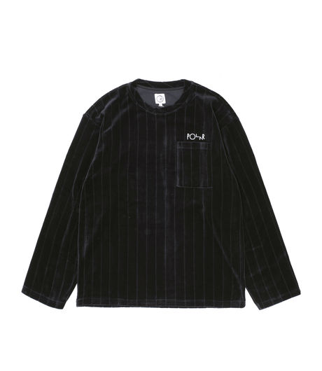 Polar Skate Co Velour Pullover Black