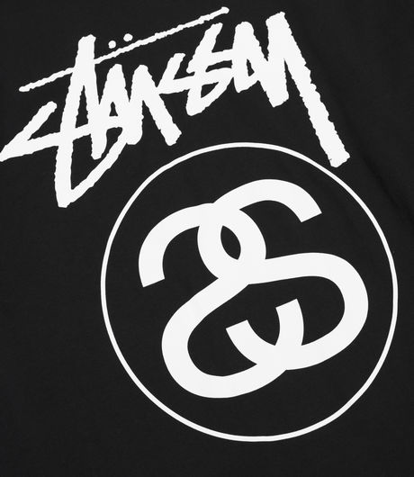 Stussy Stock Line LS Tee Black