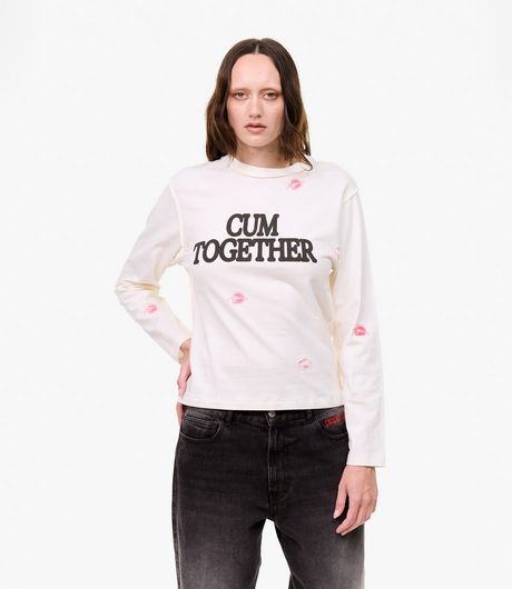 Carne Bollente Cum Again? Longsleeve Off-White