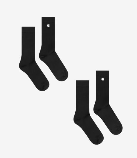Carhartt WIP Madison Logo Pack Socks Black