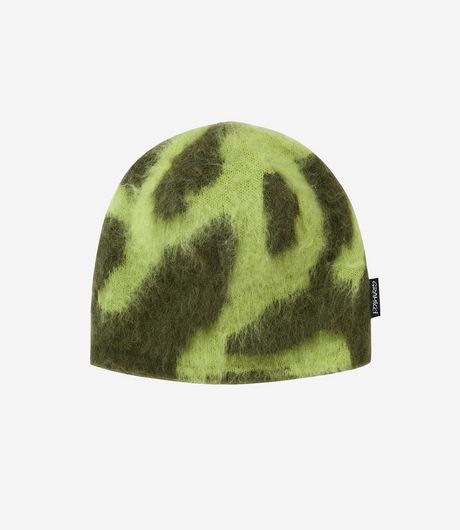Gramicci Mohair Burly Runningman Beanie Chartreuse