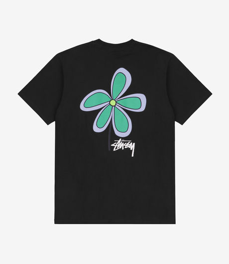 Stussy Flower Tee Black