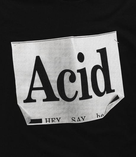 IDEA ACID Xerox T-Shirt Black