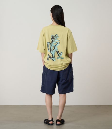 Gramicci Ice Sculpture Tee Lime