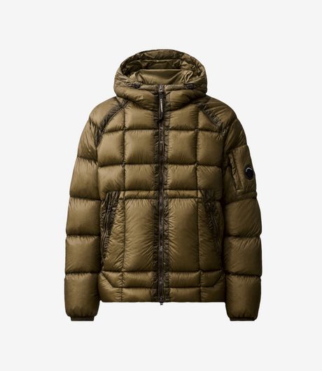 C.P. Company D.D. Shell Hooded Down Jacket Ivy Green
