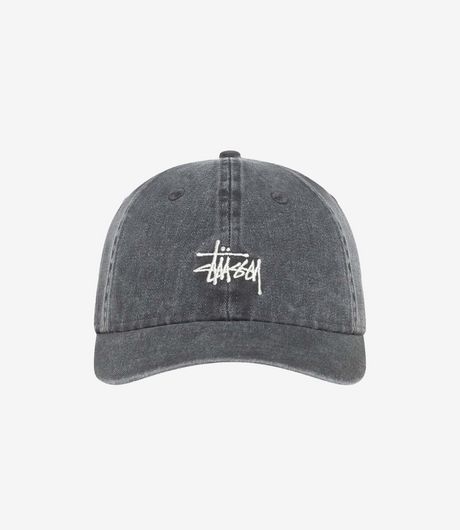 Stussy Basic Washed Low Pro Cap Charcoal