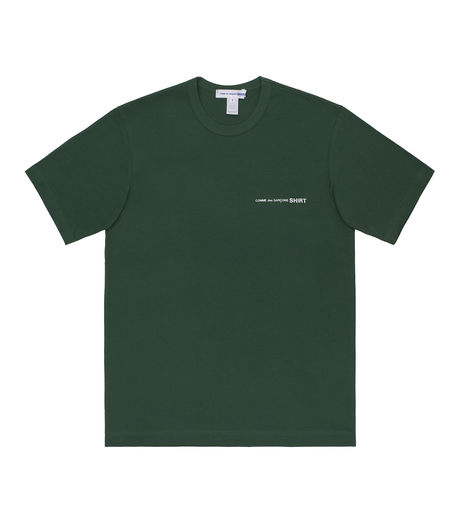 Comme des Garçons Shirt Logo Colour T-Shirt Green