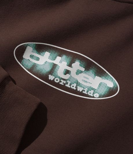 Butter Goods Vortex Pullover Hood Chocolate