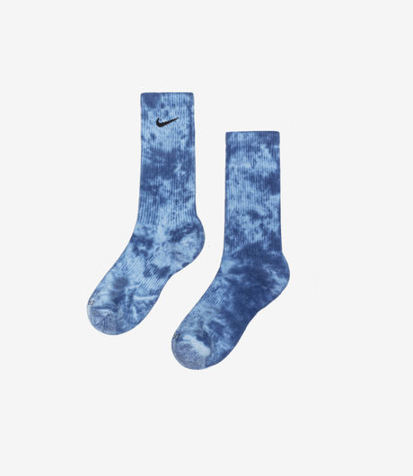 Nike Everyday Plus Cushioned Tie-Dye Crew Socks 2-Pack Navy/Red