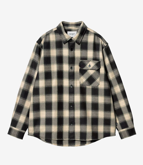 Carhartt WIP L/S Witten Shirt Cotton Herringbone Witten Check Wall