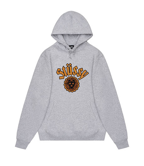 Stussy City Seal App. Hood Ash Heather