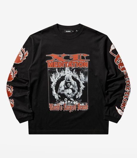 XLARGE Meditation L/S Tee Black