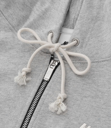 Nike Sportswear French Terry Pullover Hoodie Grey