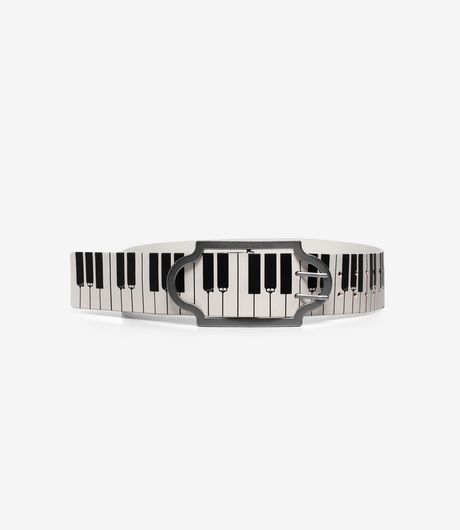 Racer Worldwide x Monster High™ Piano Belt Black/White