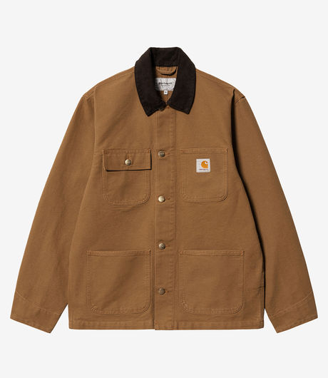Carhartt WIP Michigan Coat Dearborn Canvas Hamilton Brown/Tobacco Rinsed