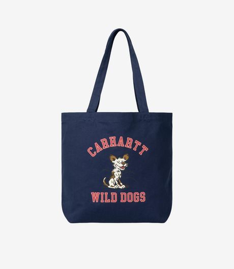 Carhartt WIP Graphic Tote Dearborn Canvas Wild Dog Print Jupiter