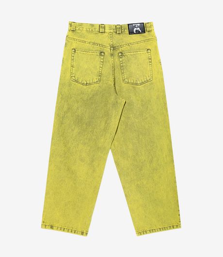 Polar Skate Co Demon Child Big Boy Pants Lemon Black