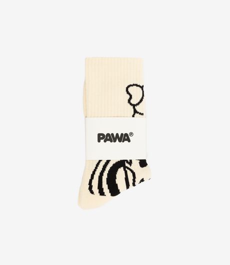 Pawa Speed Sports Doggo Socks Cream
